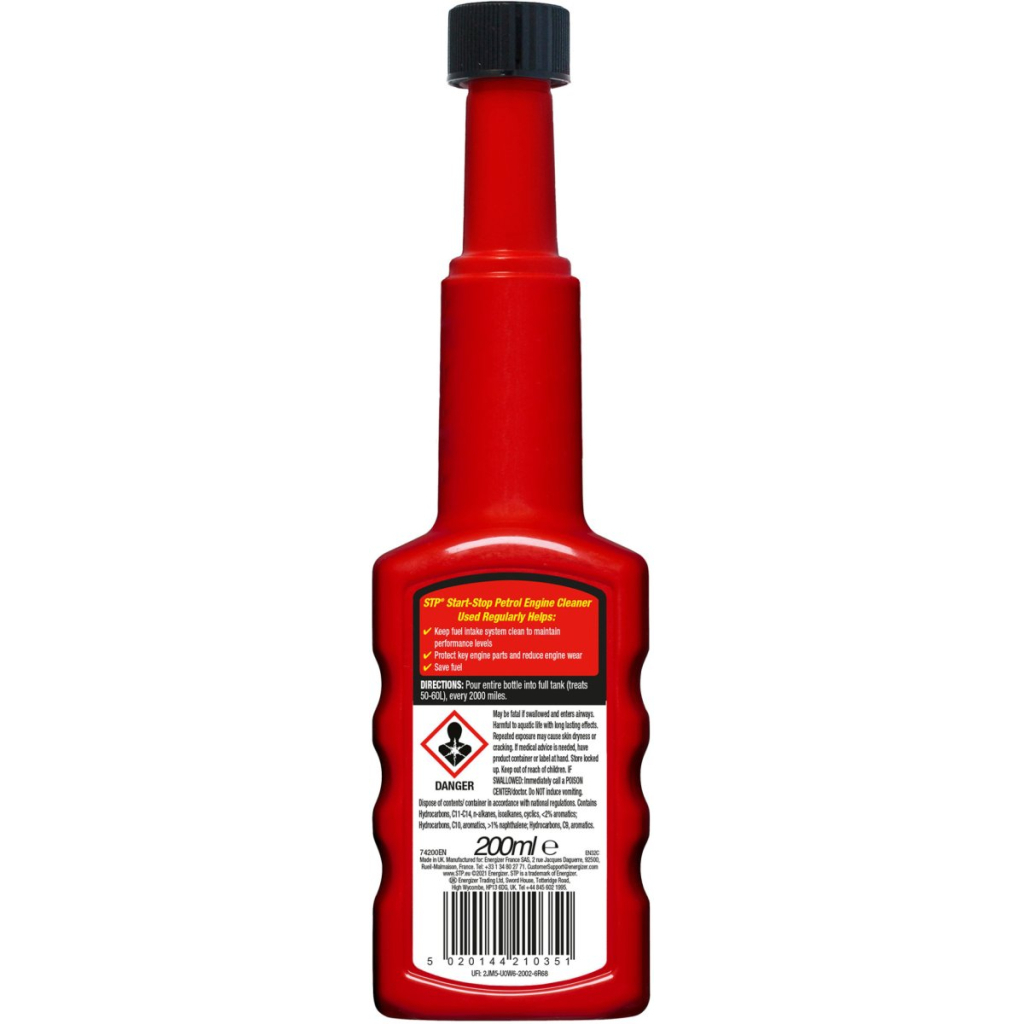 Автомобільний очисник STP Start-Stop Petrol Engine Cleaner, 200мл (74378) - изображение 2
