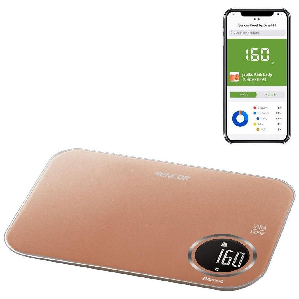 Ваги кухонні Sencor SKS7076GD - изображение 4