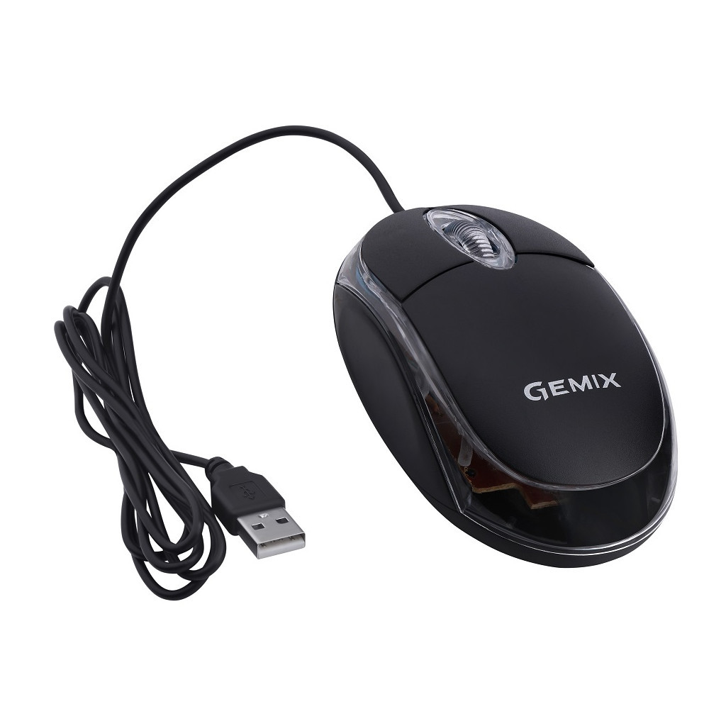 Мишка Gemix GM105 USB black (GM105Bk) - зображення 4