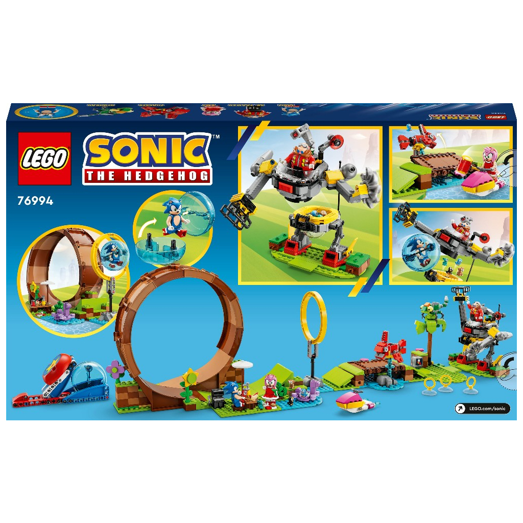 Конструктор LEGO Sonic the Hedgehog Змагання петлі Соніка на зеленому пагорбі 802 деталі (76994) - зображення 10