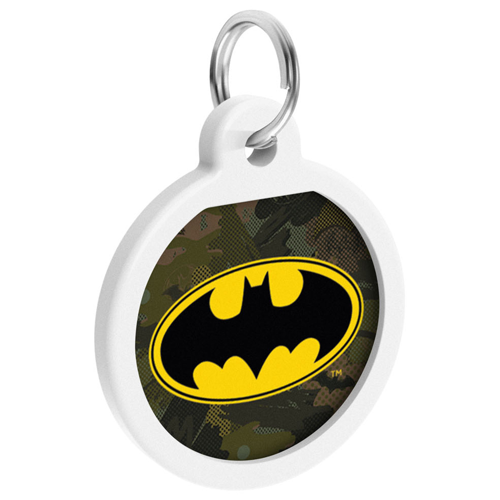 Адресник для тварин WAUDOG Smart ID з QR паспортом "Бетмен зелений", коло 25 мм (0625-1002ru-eng) - зображення 2