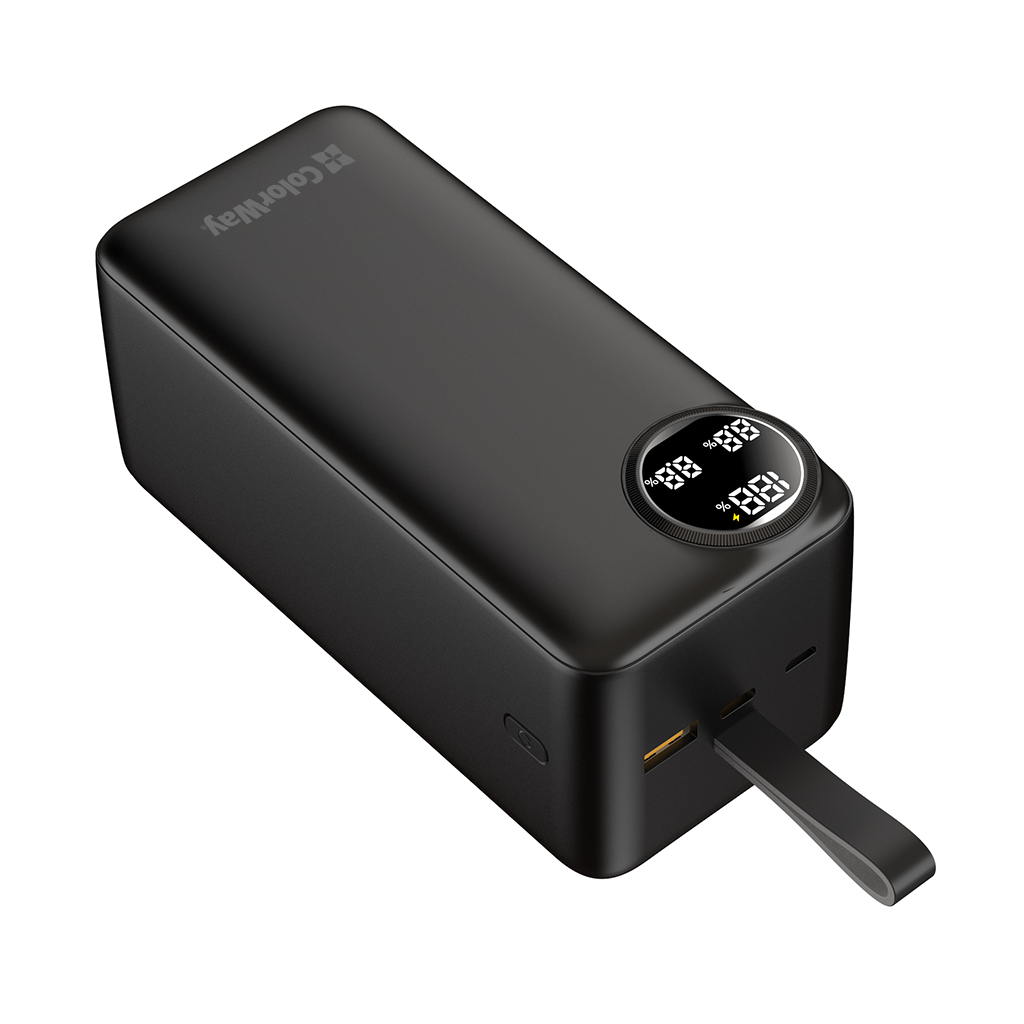 Батарея універсальна ColorWay 50 000 mAh PD/22.5W, QC/3.0, black (CW-PB500LPA4BK-PDD) - зображення 5