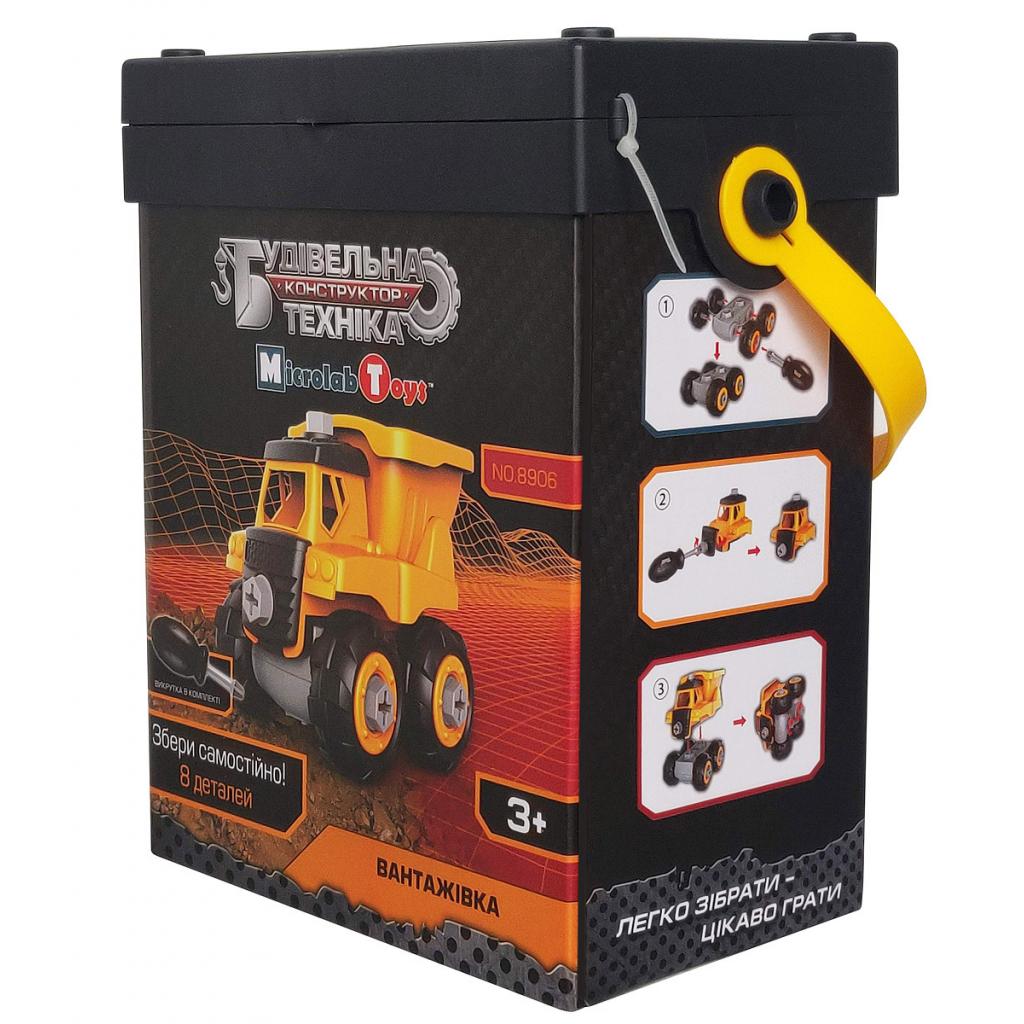 Конструктор Microlab Toys Будівельна техніка - вантажівка (MT8906) - зображення 3