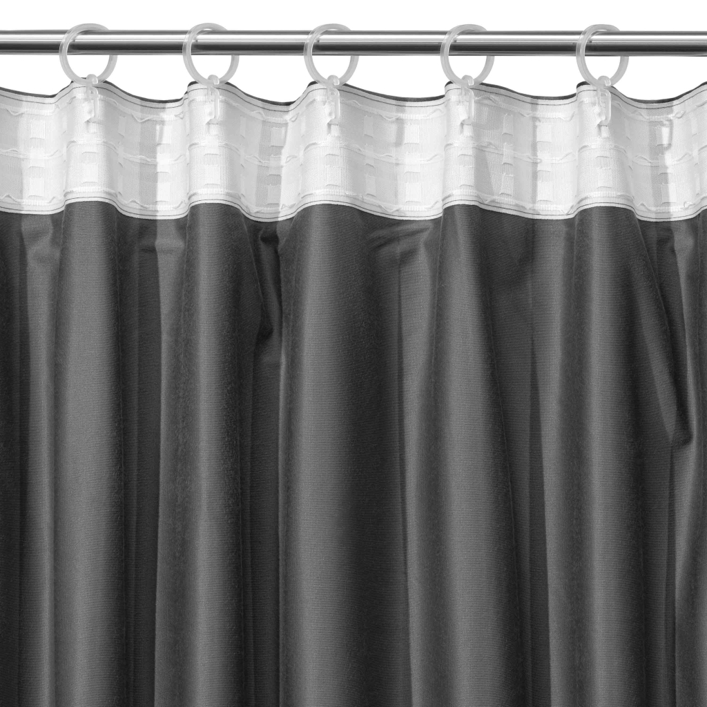 Штора Ardesto велюр 100% поліестер,150х270 см синій сірий (ART1030GR) - зображення 4