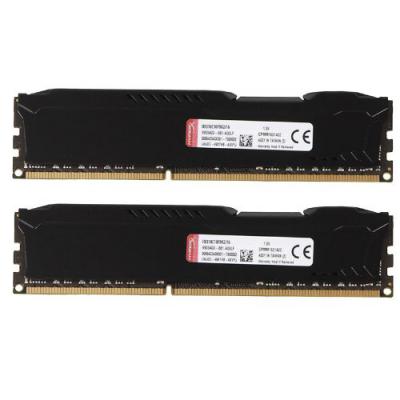 Модуль пам'яті для комп'ютера DDR3 8Gb (2x4GB) 1866 MHz HyperX Fury Black Kingston Fury (ex.HyperX) (HX318C10FBK2/8) - зображення 3