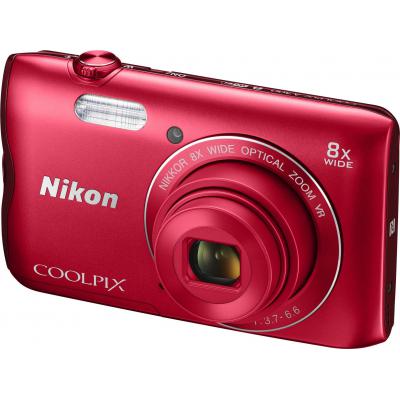 Цифровий фотоапарат Nikon Coolpix A300 Red (VNA963E1) - зображення 1