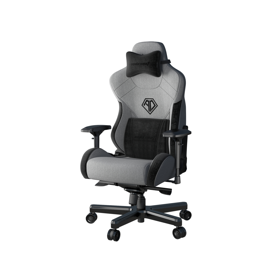 Крісло ігрове Anda Seat T-Pro 2 Size XL Grey/Black (AD12XLLA-01-GB-F) - зображення 3