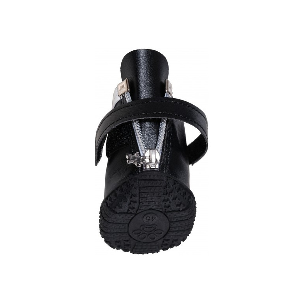 Черевики для собак Ruispet для малих порід, з флісовою підкладкою 4 шт №2 чорні (2700000033005) - зображення 3