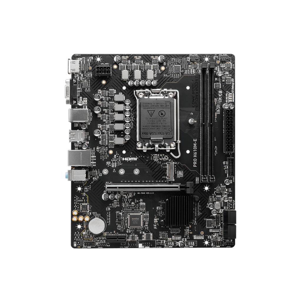 Материнська плата MSI PRO H610M-E - зображення 1