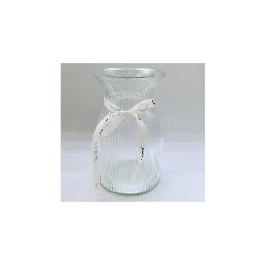 Ваза Viva Mono 19 см Прозора (6841680) - зображення 1