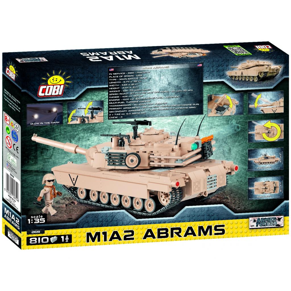 Конструктор Cobi Танк M1 Абрамс 815 деталей (COBI-2619) - зображення 3