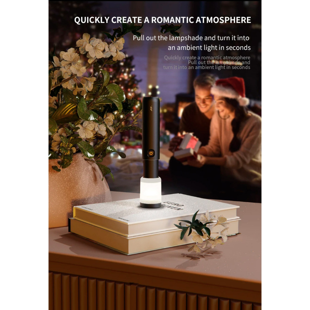 Ліхтар Xiaomi Jimihome Flashlight Black (JM-G3801) - зображення 8