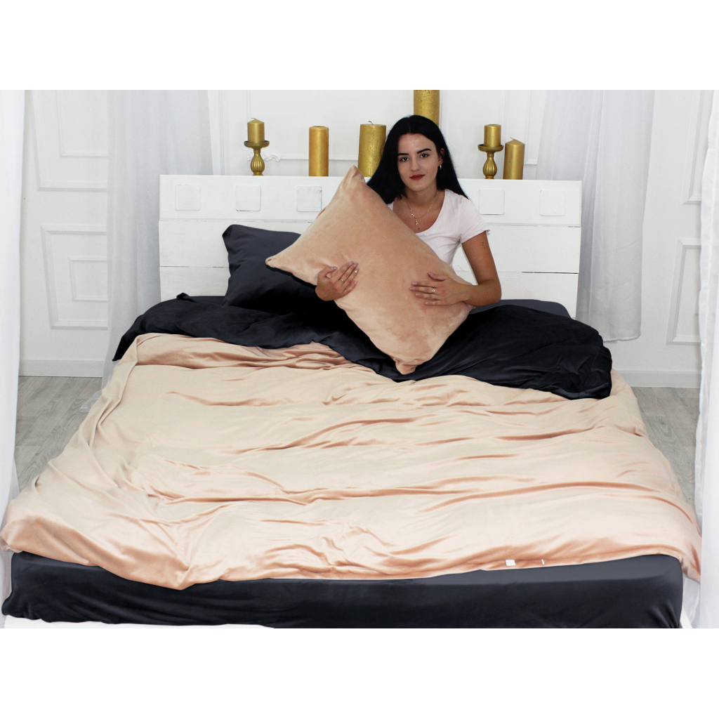 Постільна білизна MirSon Велюр Winter Frost 28-0004 + 28-0007 Saintpaulia Velvet 2х160х220 (2200004011066) - зображення 2