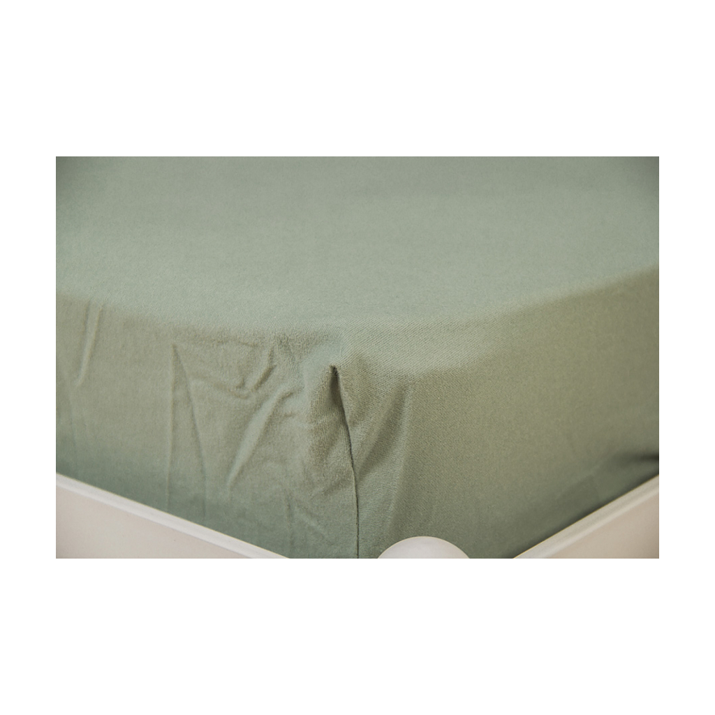 Простирадло Billerbeck на резинці (фланель) світло-сіре 100х200 см (1677-523) - зображення 2