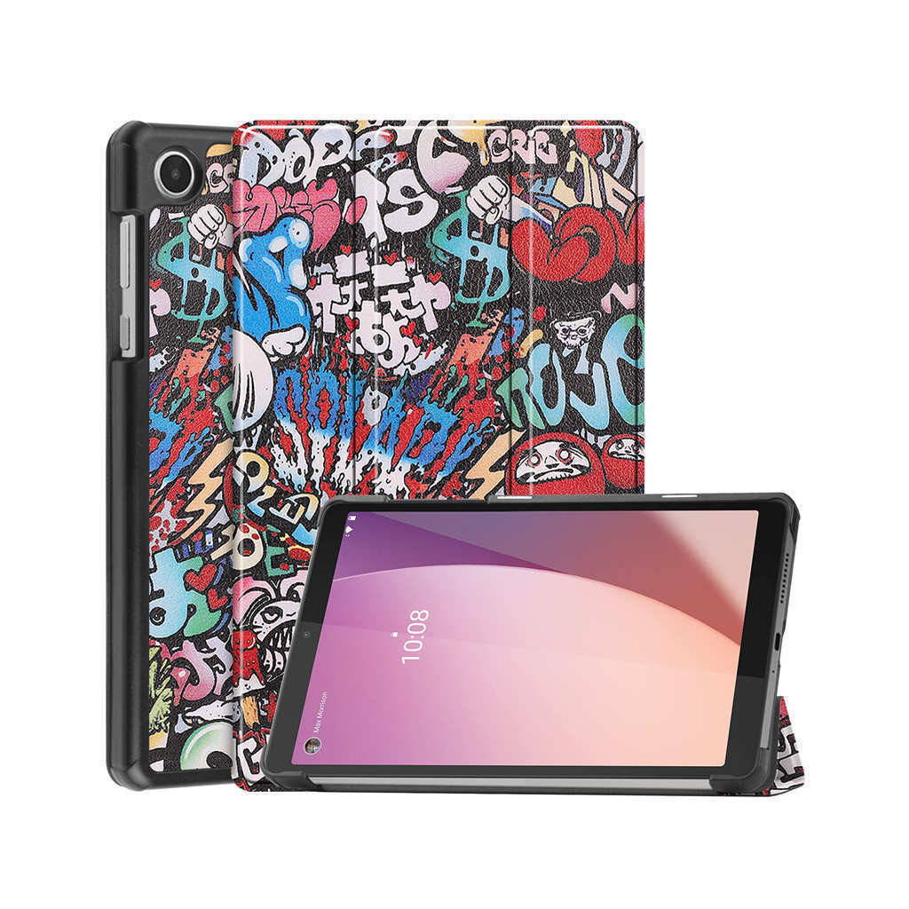 Чохол до планшета BeCover Smart Case Lenovo Tab M8(4rd Gen) TB-300FU 8" Graffiti (709218) - зображення 5