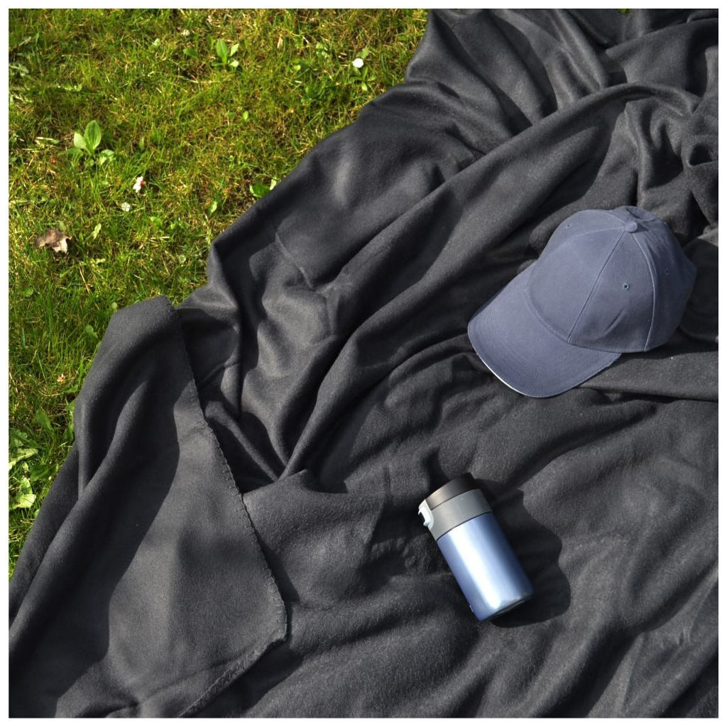 Плед Bergamo подушка Mild флісовий 150 х 180 см Чорний (202312pl-01) - зображення 3