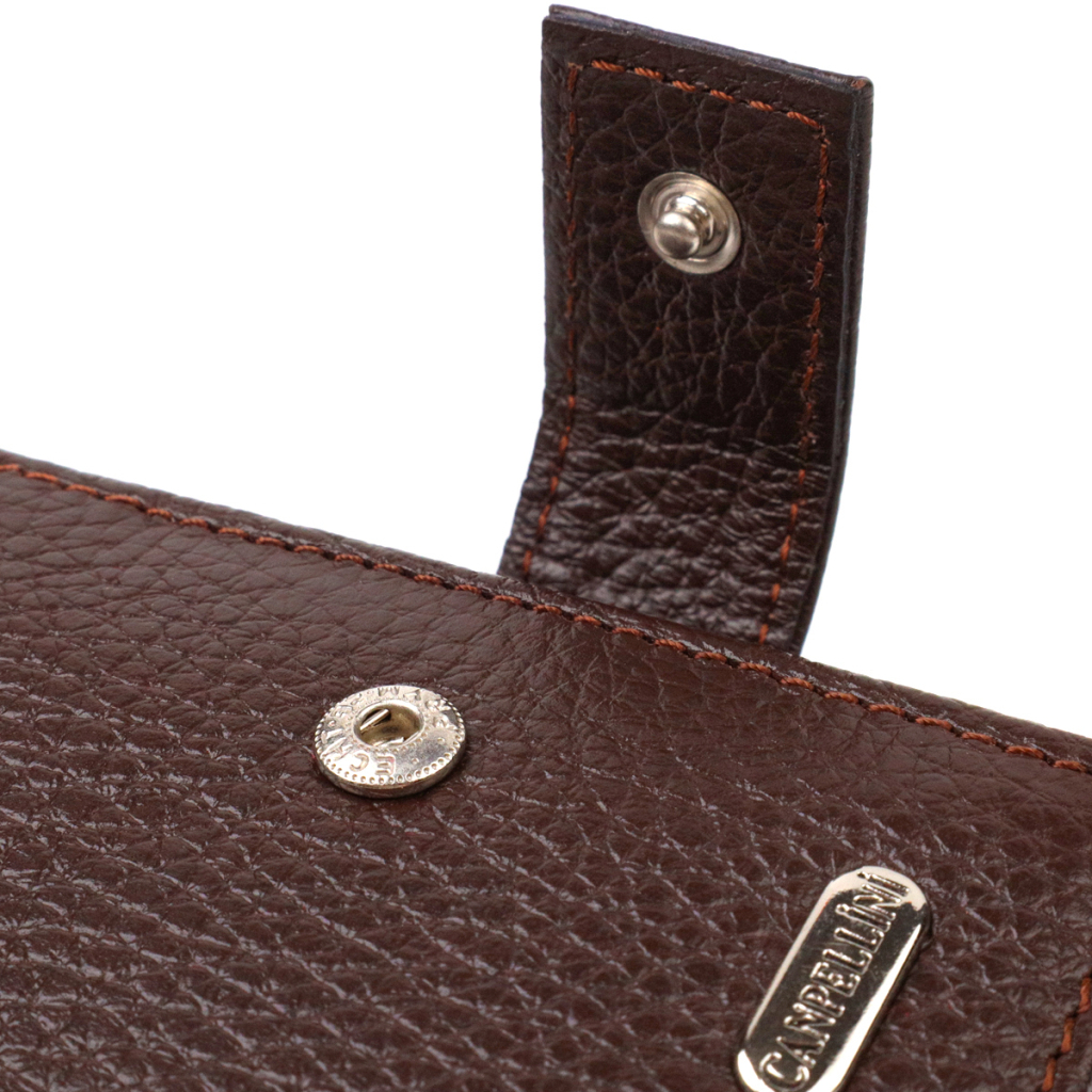 Гаманець Canpellini З натуральної шкіри Коричневий (21891) - зображення 5