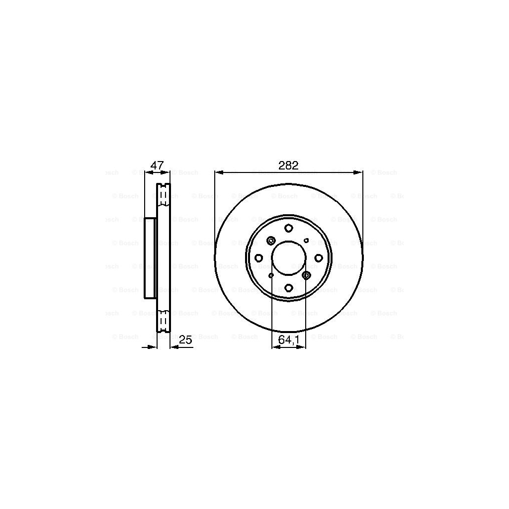 Гальмівний диск Bosch 0 986 478 982 - зображення 5