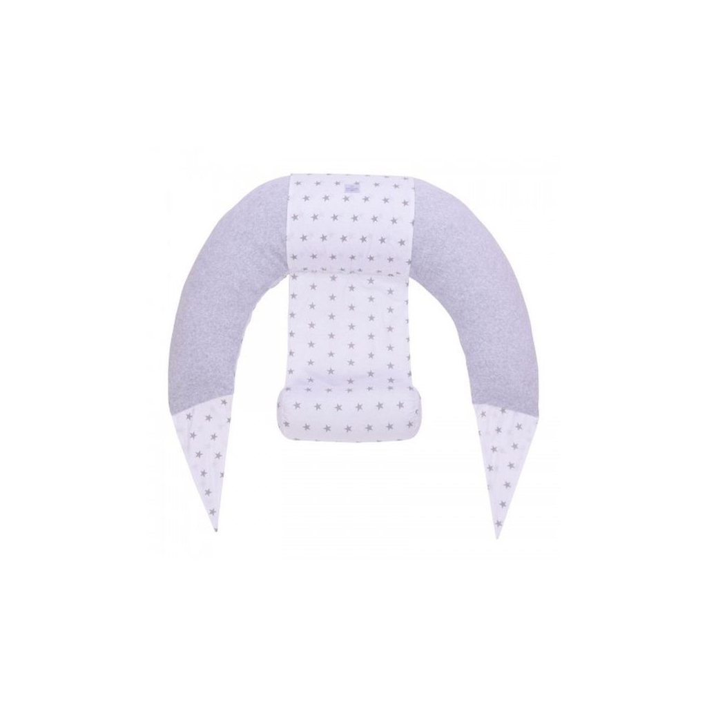 Подушка Верес для годування Comfort Lux Velour stars grey 200х75 (302.04.2) - зображення 2