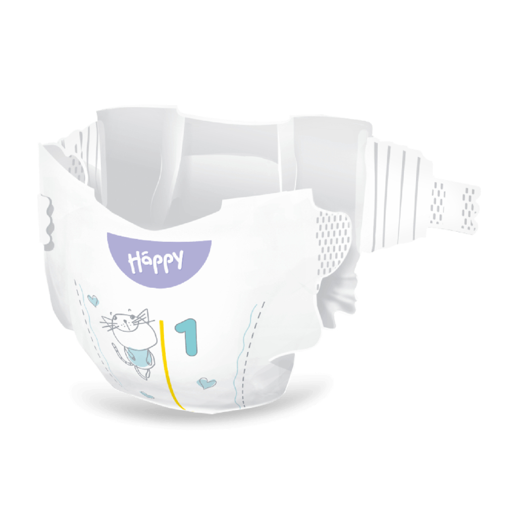 Підгузки Bella Happy Soft & Delicate Newborn 2-5 кг 42 шт (5900516605339) - зображення 2
