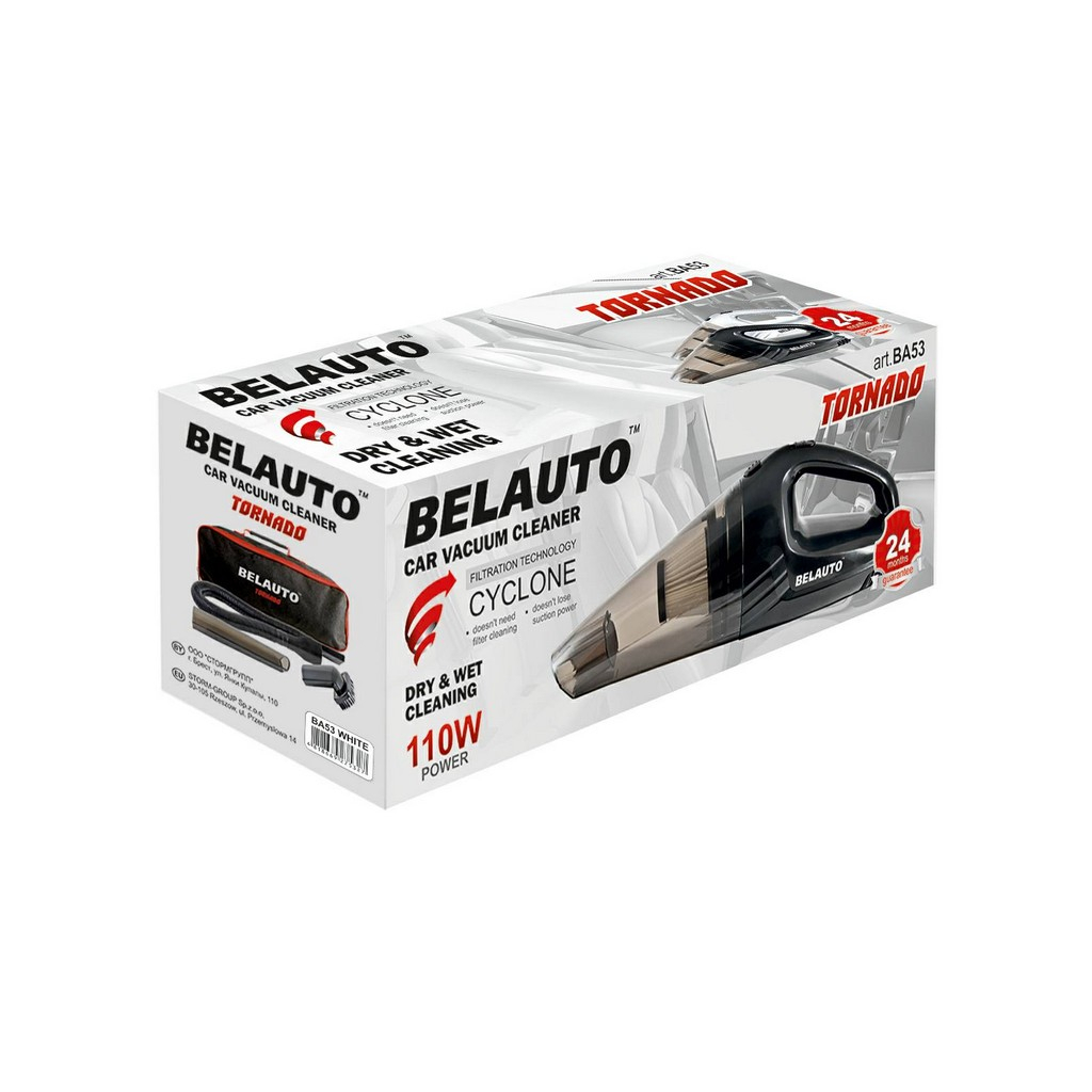Пилосос БЕЛАВТО "ТОРНАДО" чорний (BA-53B) - зображення 4
