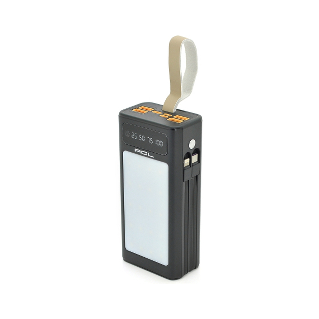 Батарея універсальна ACL 30000mAh, LIGHTER, Type-C + Lighting, Black (PW-85B) - зображення 1