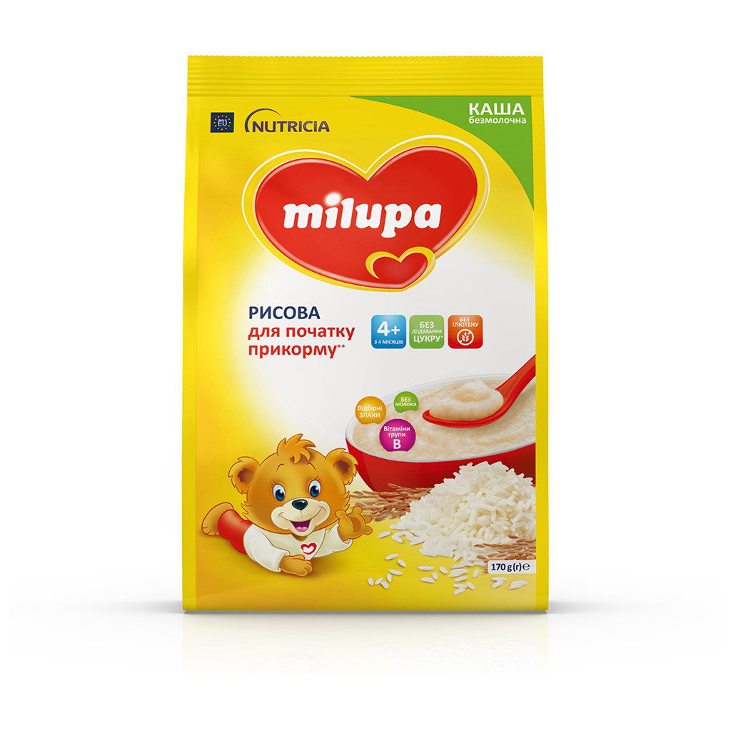 Дитяча каша Milupa Рисова молочна 170 г (5900852930058) - изображение 9