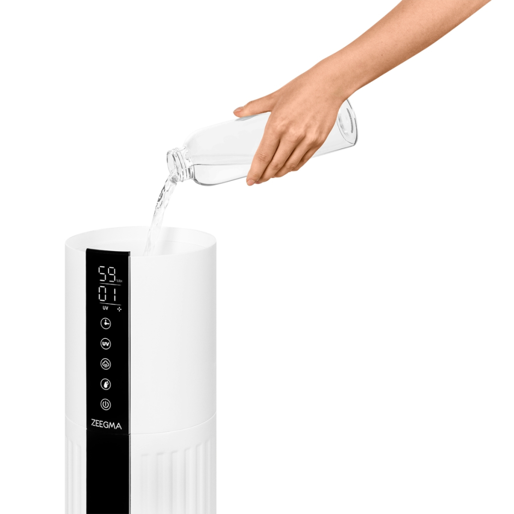Зволожувач повітря Zeegma ZE- VERS UV GRAND WHITE - зображення 6