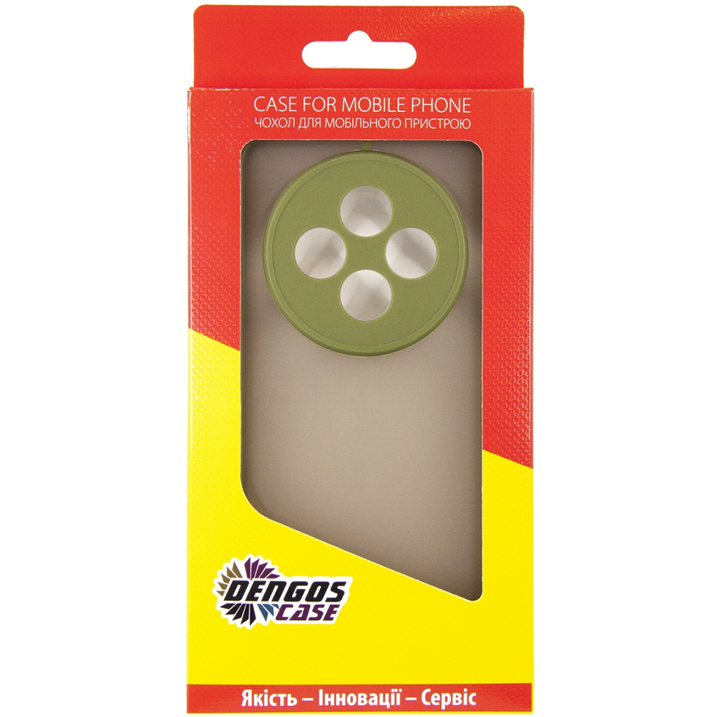 Чохол до мобільного телефона Dengos Matte Oppo Reno 12 F/FS (Green) (DG-TPU-MATT-148) - зображення 5