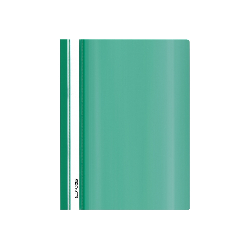 Папка-швидкозшивач Economix А4 без перфорації, фактура "глянець", зелена (E31511-04) - зображення 1