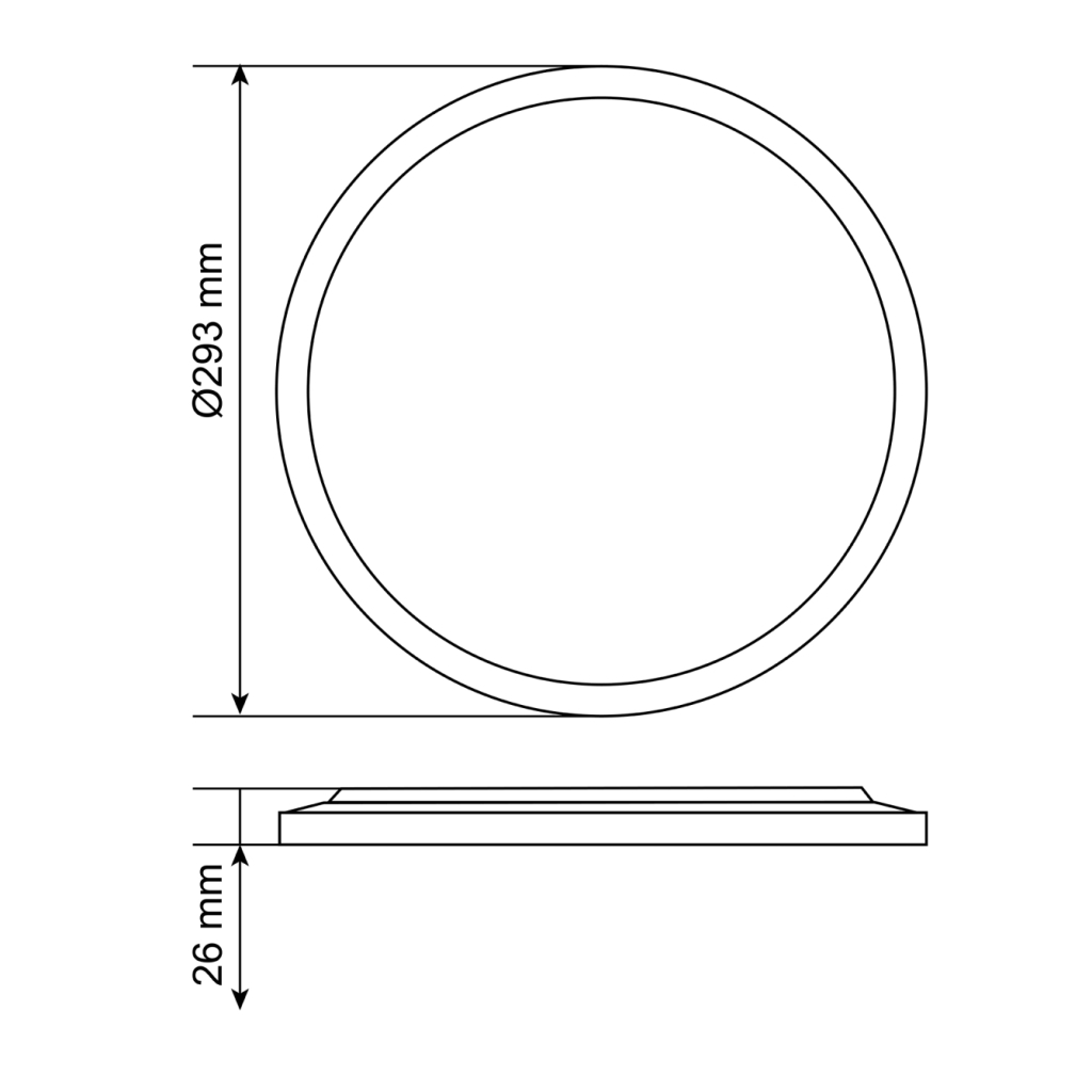 Світильник Videx DL5R 22W 3000K-4000K-5000K Black (VL-DL5R-22CB) - изображение 10