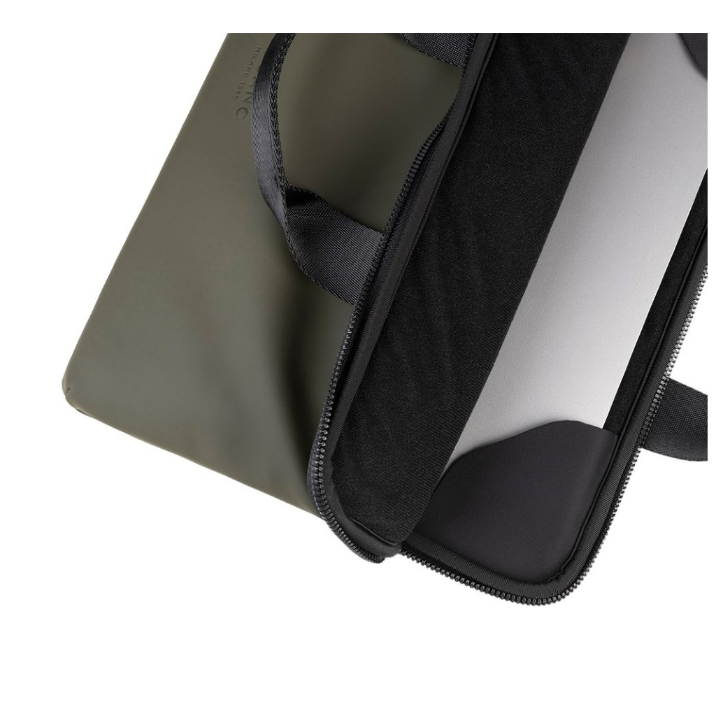 Сумка для ноутбука Tucano 14" Gommo Super Slim green (BSGOM1314-VM) - зображення 6