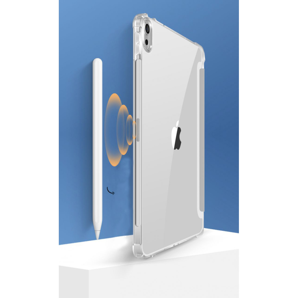 Чохол до планшета BeCover TPU Edge Pencil Apple iPad Air 5 (2022) 10.9" Gray (708771) - зображення 5