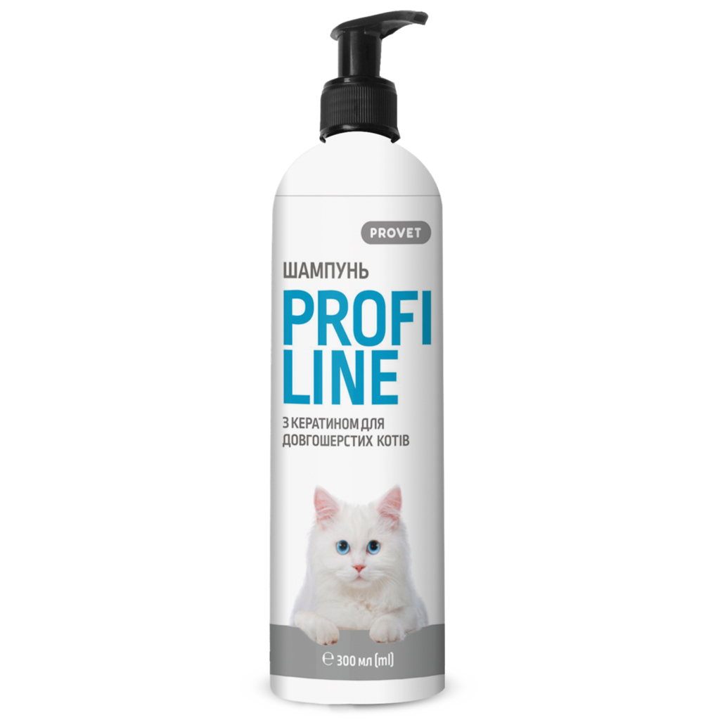 Шампунь для тварин ProVET Профілайн з кератином для довгошерстих кішок 300 мл (4823082422036) - зображення 1