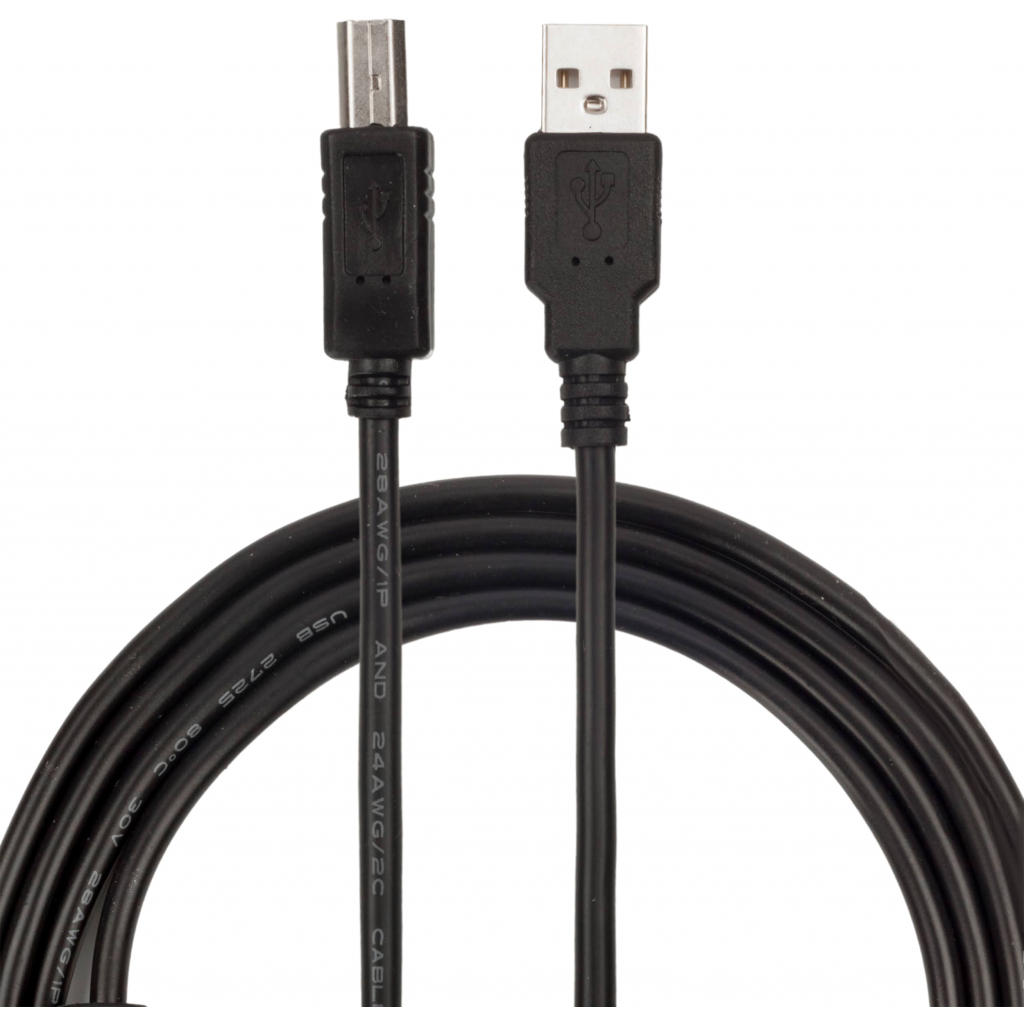 Кабель для принтера USB 2.0 AM/BM 1.5m black ProfCable (ProfCable12-150) - зображення 3