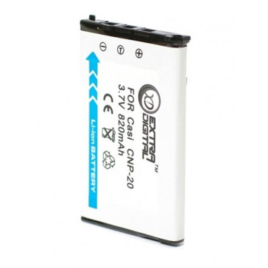 Акумулятор до фото/відео Extradigital Casio NP-20 (BDC2454) - зображення 2