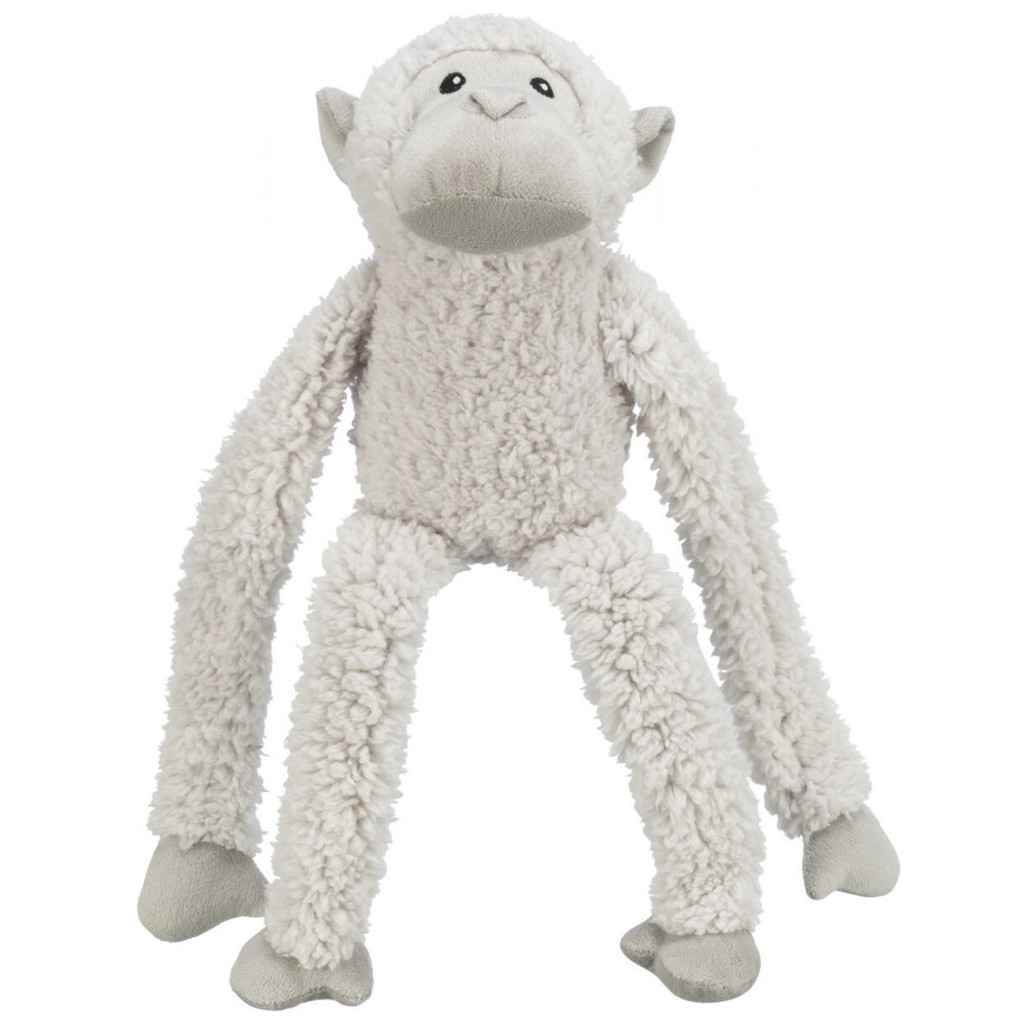 Іграшка для собак Trixie Мавпа зі звуком 40 см біла (4011905348216) - зображення 2