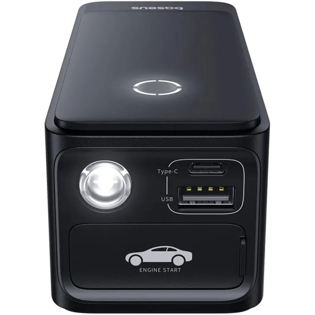 Пуско зарядний пристрій Baseus 6000mAh Super Energy Alpha Series Jump Starter 600A Cosmic Black (C00259200121-00) - зображення 3