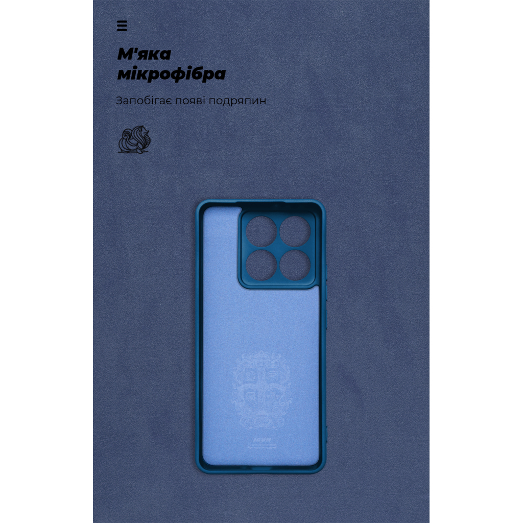 Чохол до мобільного телефона Armorstandart ICON Xiaomi 14T Camera cover Dark Blue (ARM88502) - зображення 4