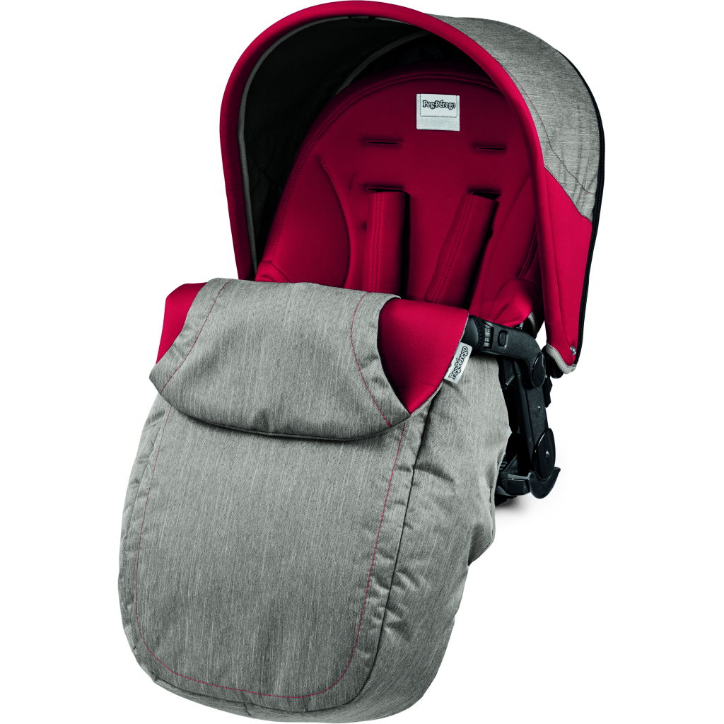 Коляска Peg-Perego Book Plus 51, червона з сірим (PACK05-00000000003) - зображення 2