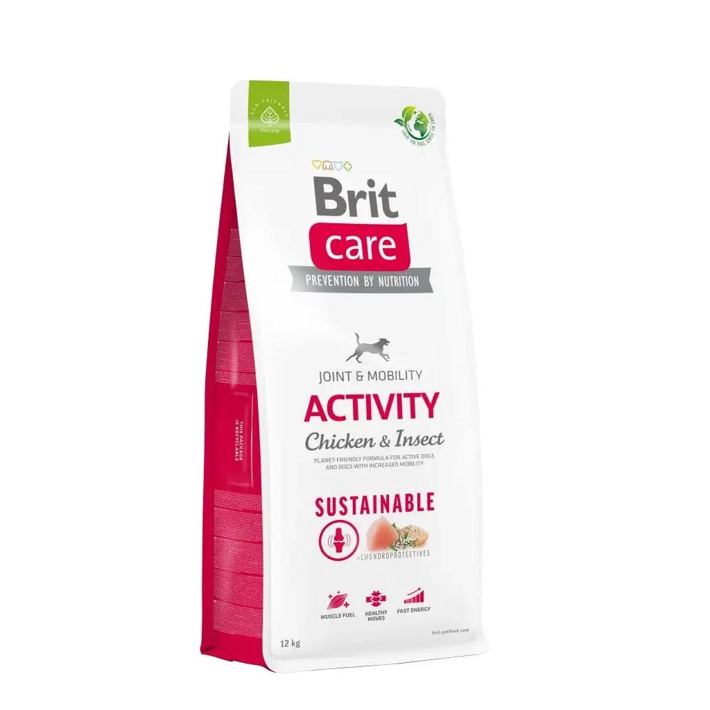 Сухий корм для собак Brit Care Dog Sustainable Activity для собак з підвищеною активністю 12 кг (8595602559220) - зображення 1