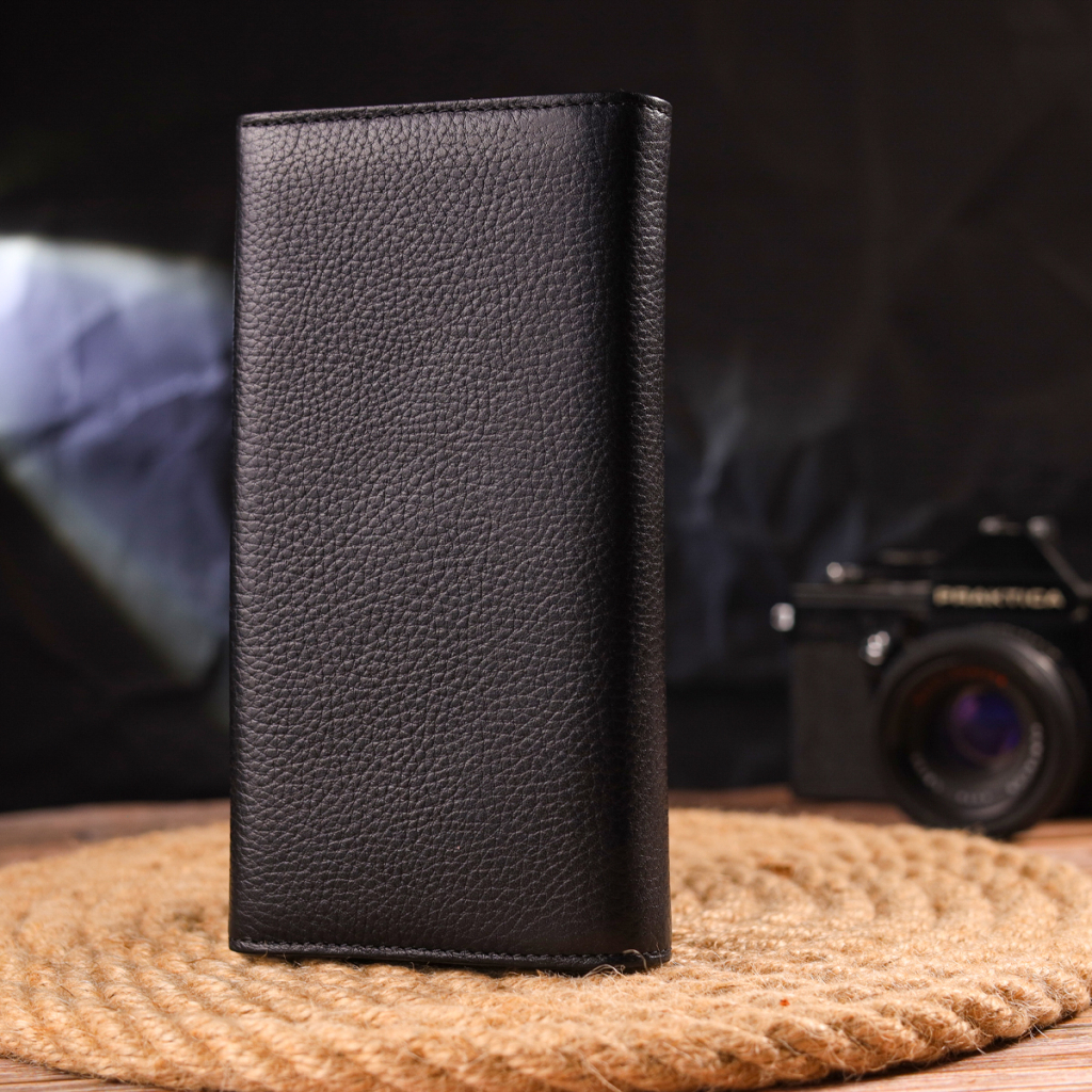 Портмоне Canpellini З натуральної шкіри Чорне (21529) - зображення 9