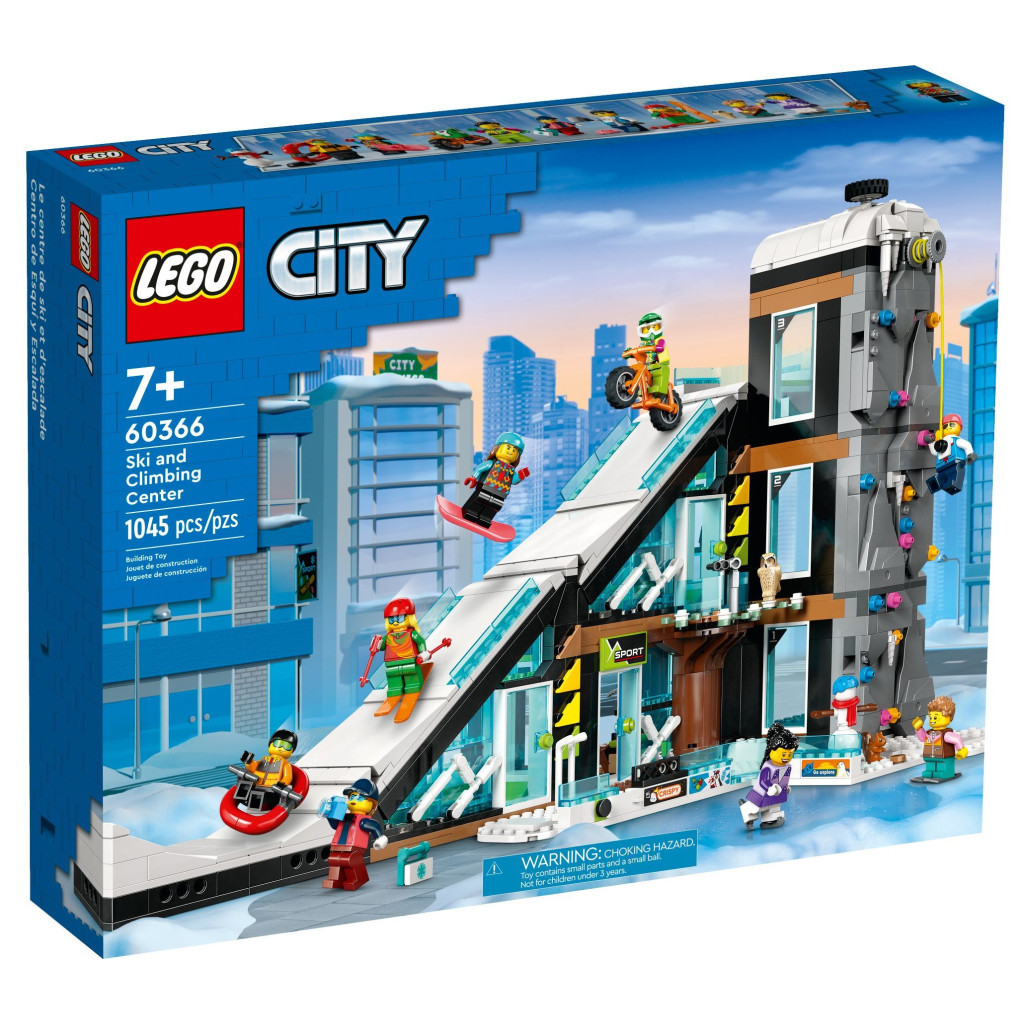 Конструктор LEGO City Гірськолижний і скелелазний центр 1045 деталей (60366) - зображення 1