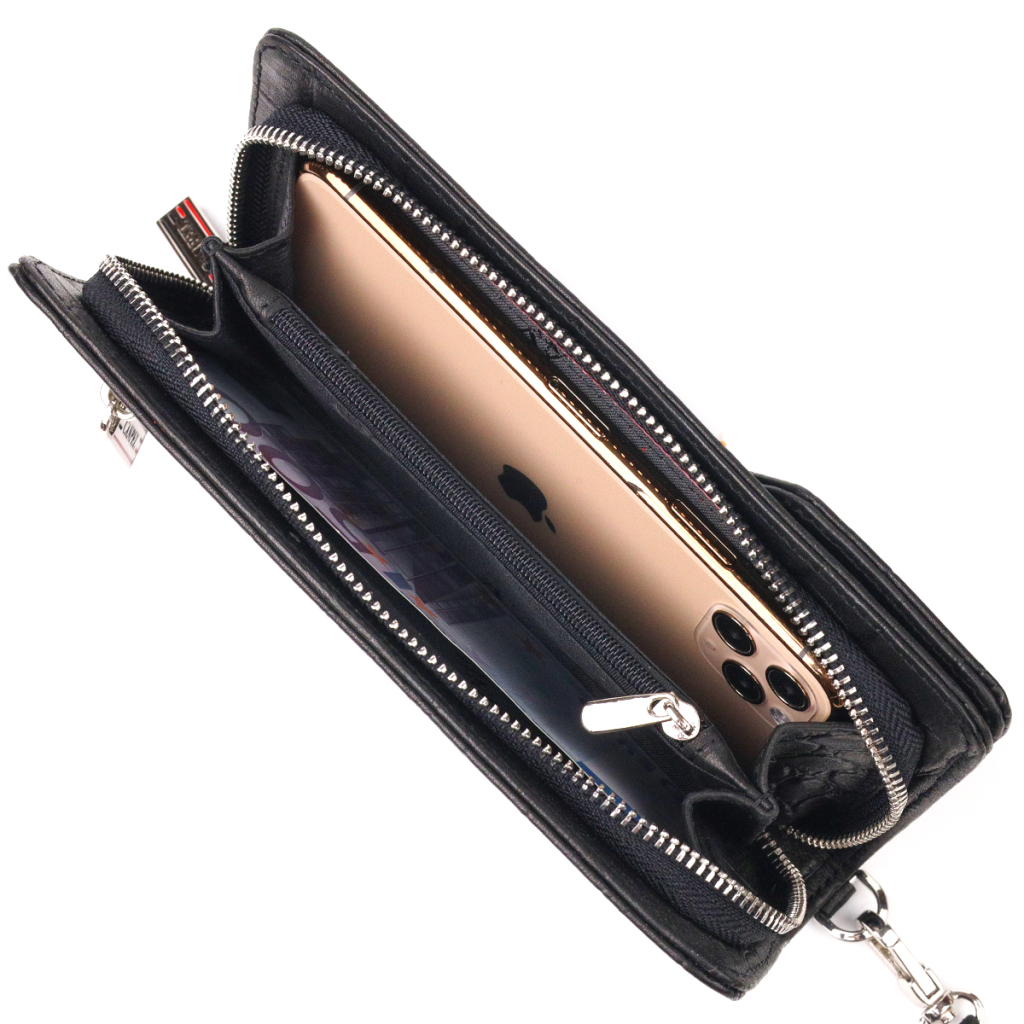 Портмоне Canpellini З натуральної шкіри Чорне (21543) - зображення 7