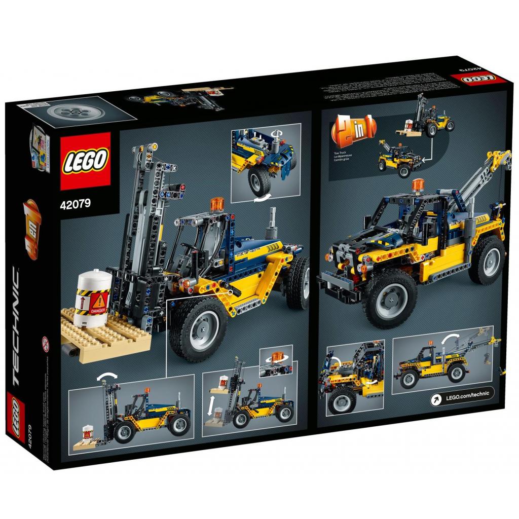 Конструктор LEGO TECHNIC Надпотужний вилковий навантажувач 592 деталі (42079) - зображення 5
