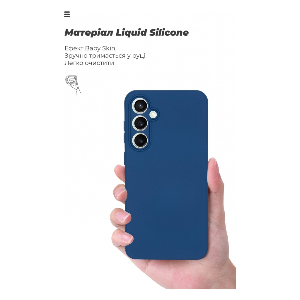 Чохол до мобільного телефона Armorstandart ICON Case Samsung S23FE 5G Camera cover Dark Blue (ARM69629) - зображення 7