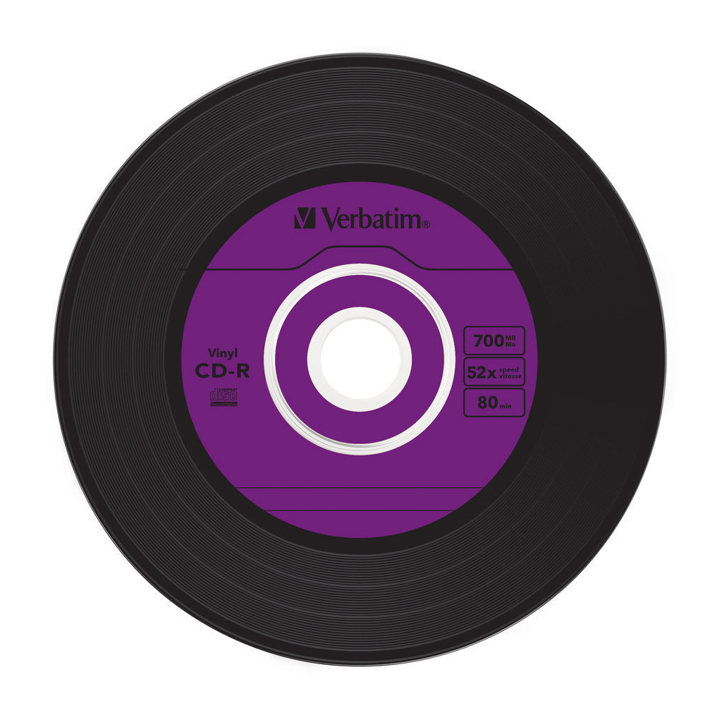 Диск CD Verbatim CD-R 700Mb 52x Slim case Vinyl AZO (43426) - изображение 5