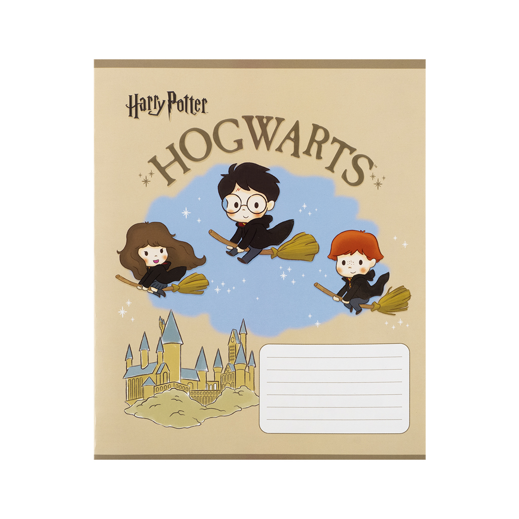 Зошит Kite Harry Potter, 12 аркушів, коса лінія (HP25-235) - зображення 4