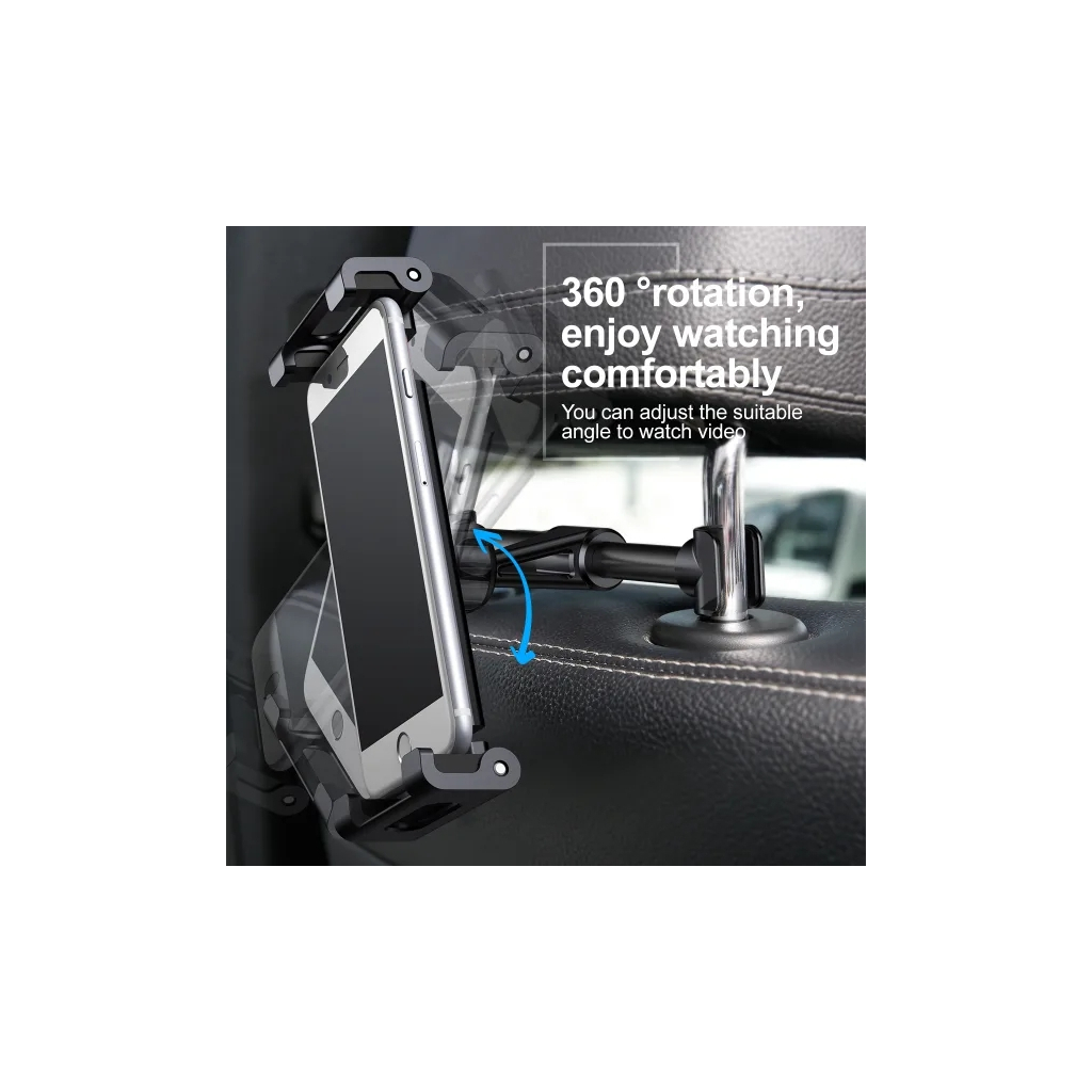 Універсальний автотримач Baseus Back Seat Car Mount Holder Black (SUHZ-01) - изображение 11