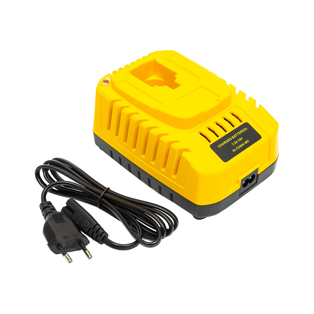 Зарядний пристрій для акумуляторів інструменту PowerPlant для Dewalt 7.2V-18V 2.0A, Ni-CD, Ni-MH (DC9310) (TB921539) - зображення 1